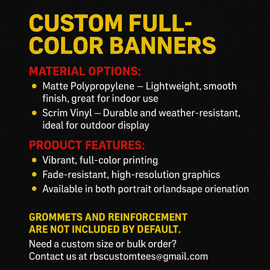 Custom Banner Printing