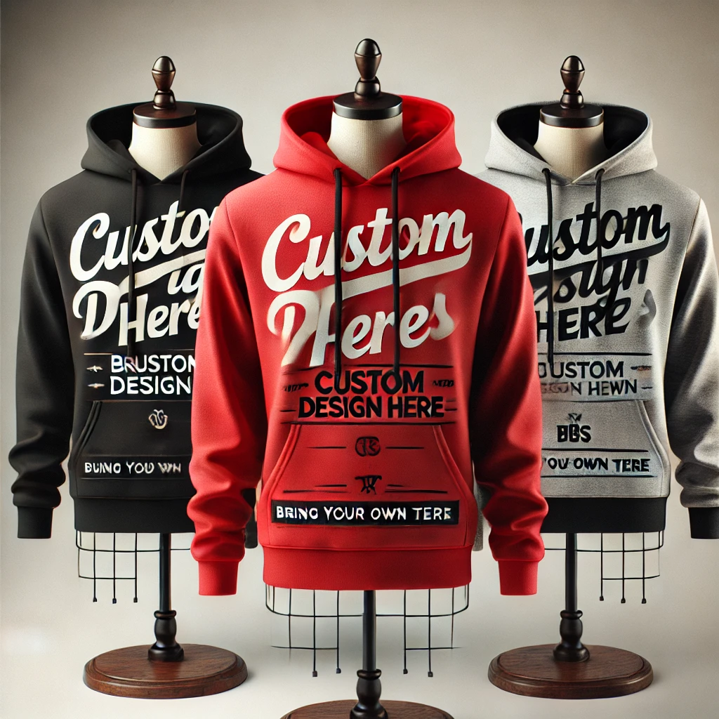 Bring Your Own Design (BYOD)-Custom Hoodie - 2XL-5XL
