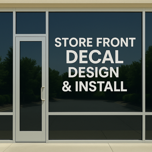 Custom Storefront Decal Installation