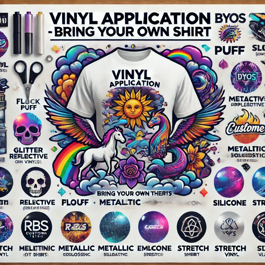 Vinyl Application (BYOS - Bring Your Own Shirt)